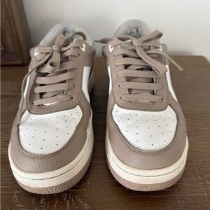 ALO Yoga Taupe and White Women's Shoes